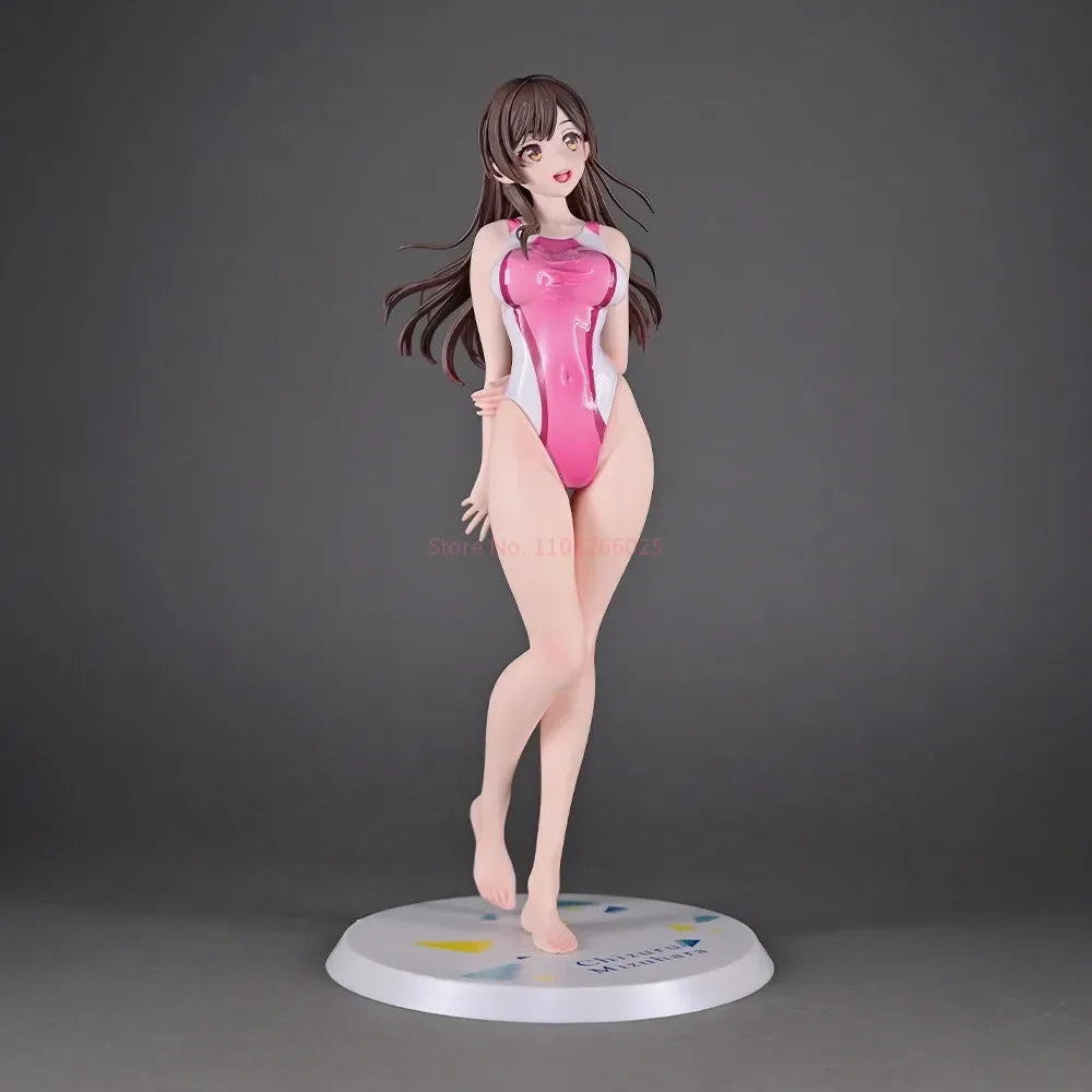 25cm Chizuru Mizuhara Figure – Rent-A-Girlfriend Swimwear PVC Anime Collectible Model