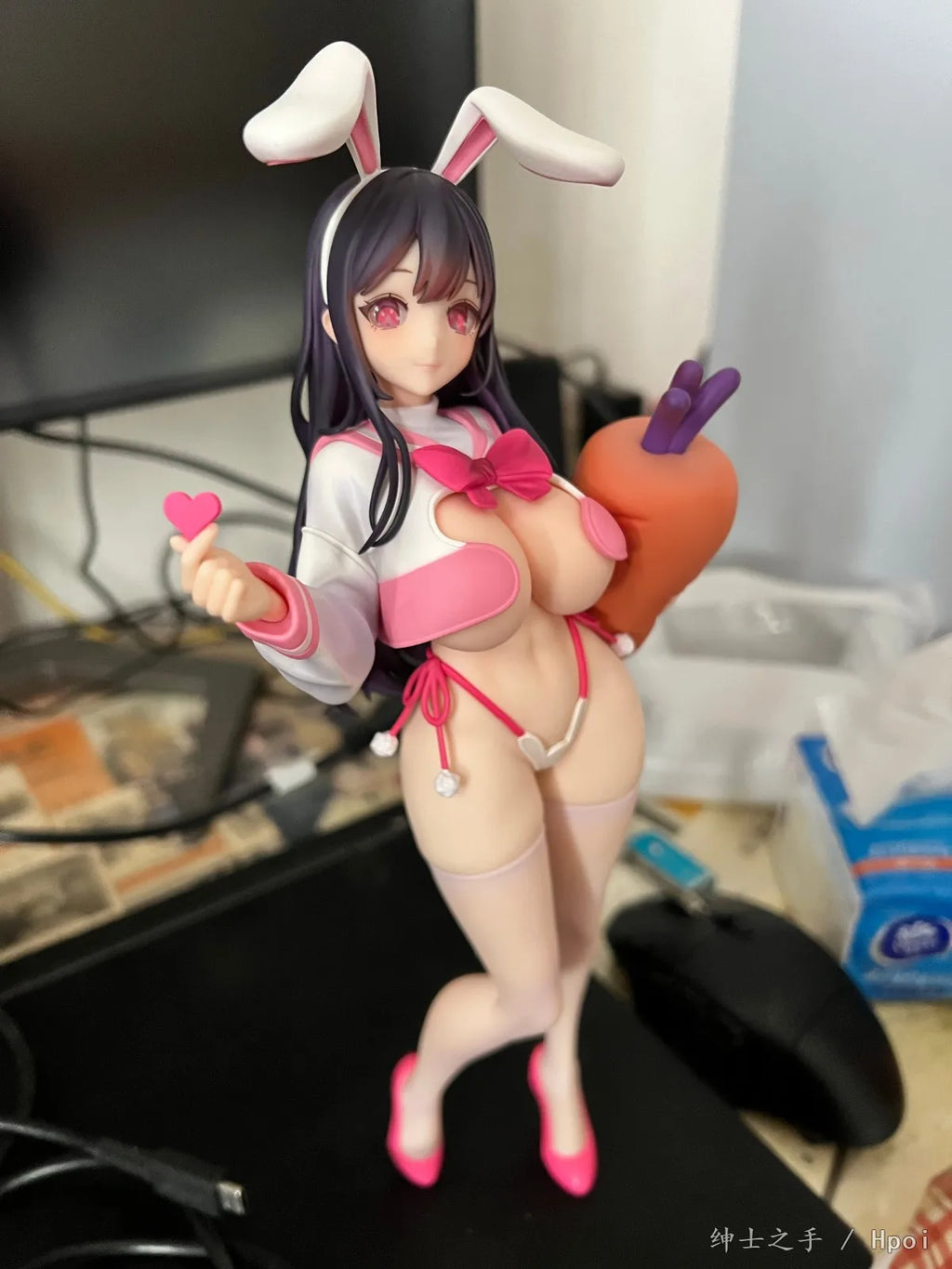 29cm Bunny Girl Figure – 1/7 Scale AniMester POPQN PVC Anime Collectible Model