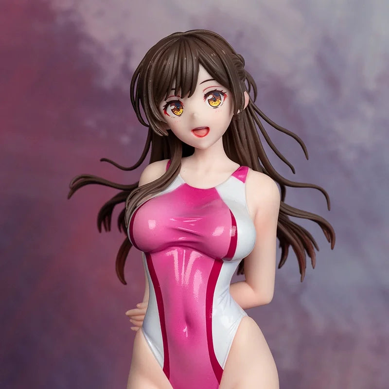 25cm Chizuru Mizuhara Figure – Rent-A-Girlfriend Swimwear PVC Anime Collectible Model