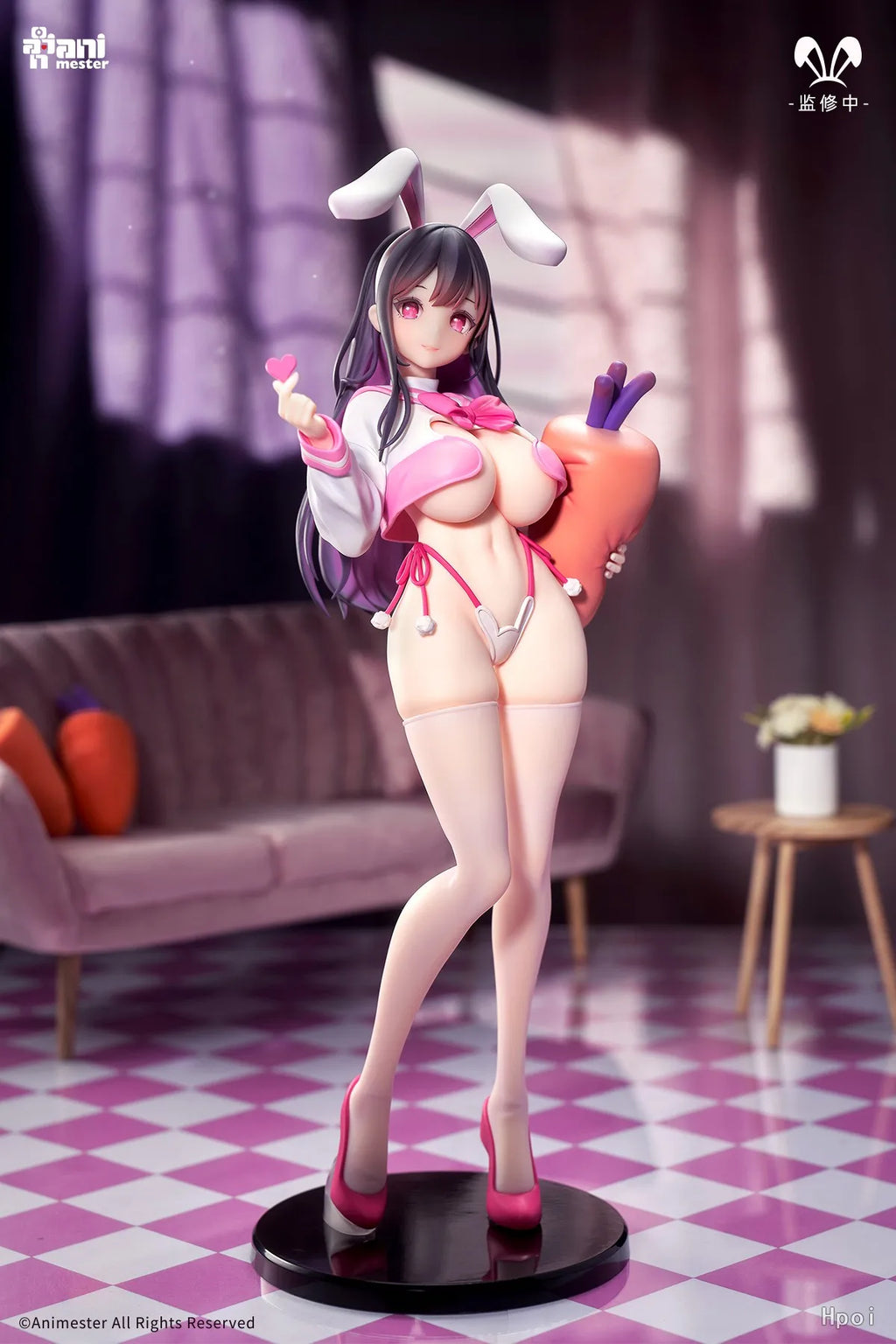 29cm Bunny Girl Figure – 1/7 Scale AniMester POPQN PVC Anime Collectible Model
