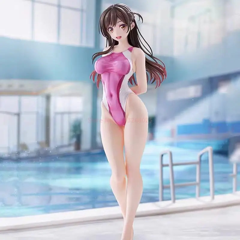 25cm Chizuru Mizuhara Figure – Rent-A-Girlfriend Swimwear PVC Anime Collectible Model
