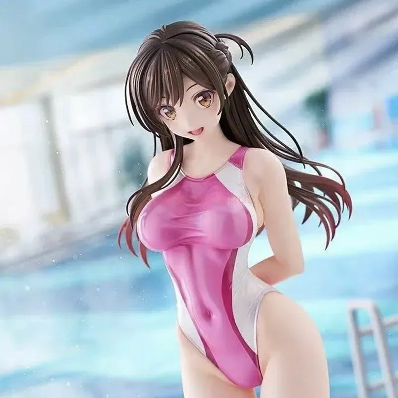 25cm Chizuru Mizuhara Figure – Rent-A-Girlfriend Swimwear PVC Anime Collectible Model